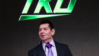 TKO Executive Chairman of the Board Vince McMahon is seen during a ceremony announcing Dwayne “The Rock” Johnson has joined the Board of Directors for TKO at New York Stock Exchange on January 23, 2024 in New York City.