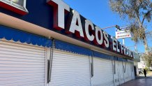 Tacos El Franc's Tijuana location in an undated image.