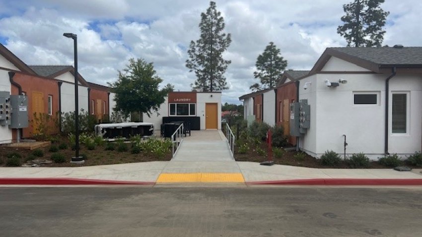 Levant Senior Cottages located across from Linda Vista Park in San Diego's Linda Vista neighborhood.